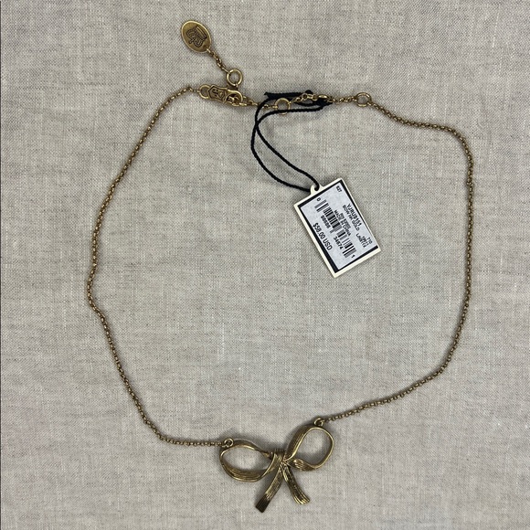 Copy for bundle - Vintage Y2K Juicy Couture Gold Bow Necklace - Picture 2 of 6